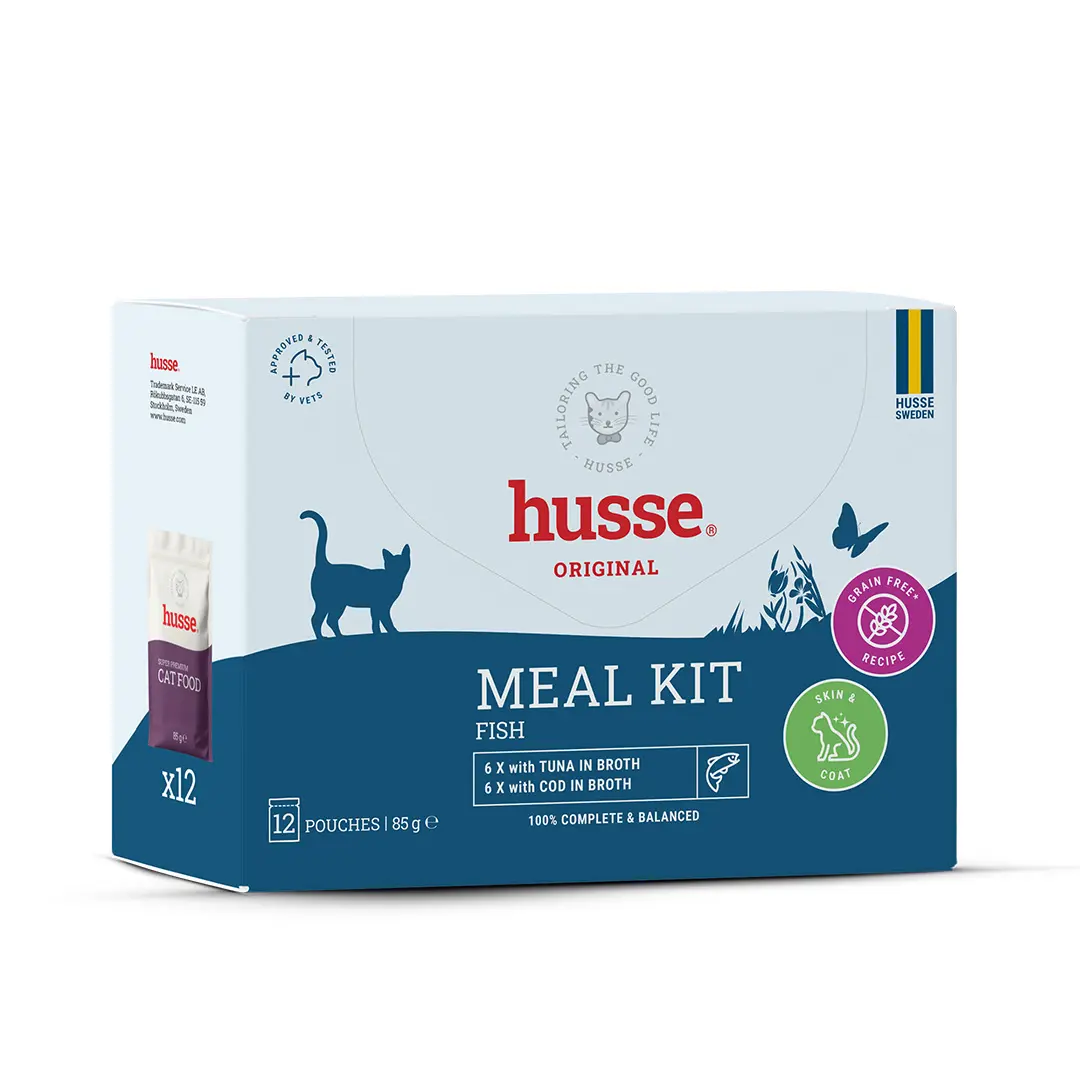 CAT MEAL KIT FISH (TUNA & WHITE FISH), 12x85g
