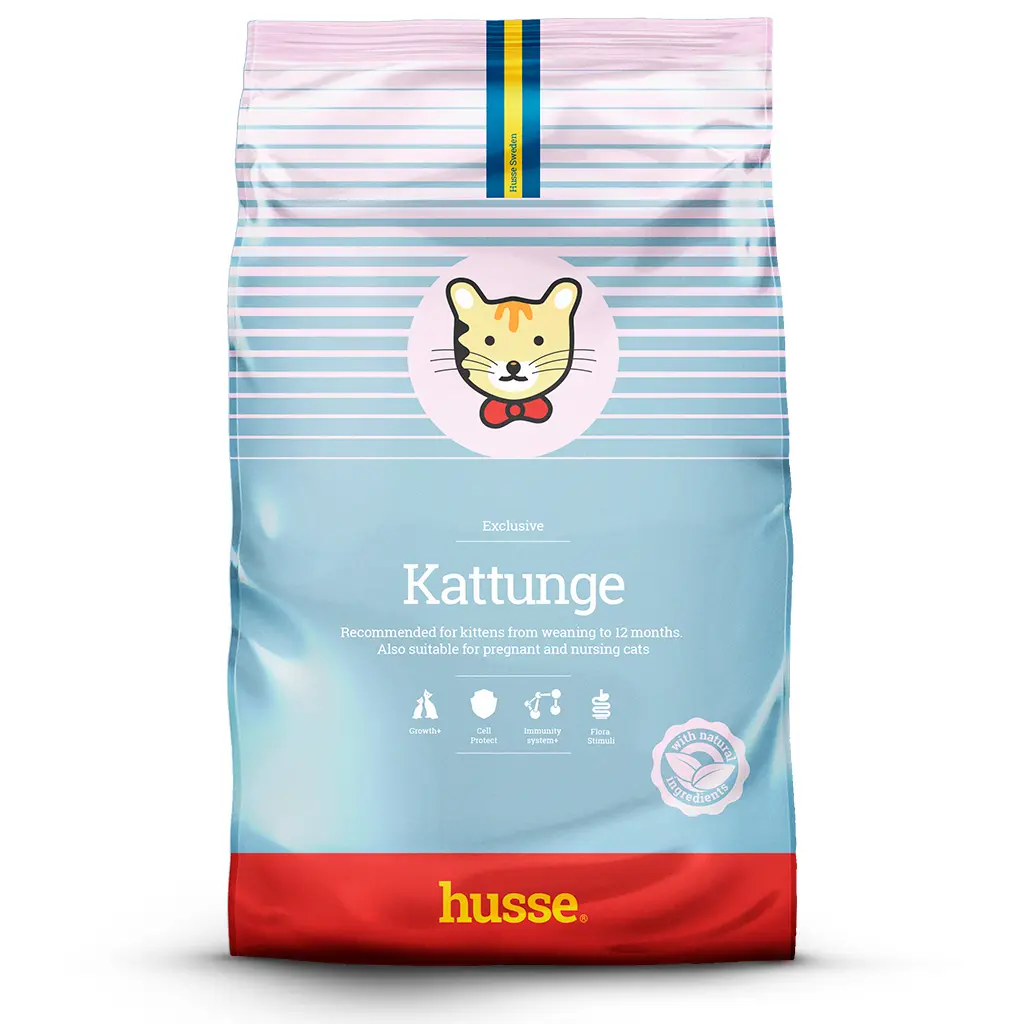 EXCLUSIVE KATTUNGE | Hrana uscata completa Super Premium, pentru pisicute si femele care alapteaza