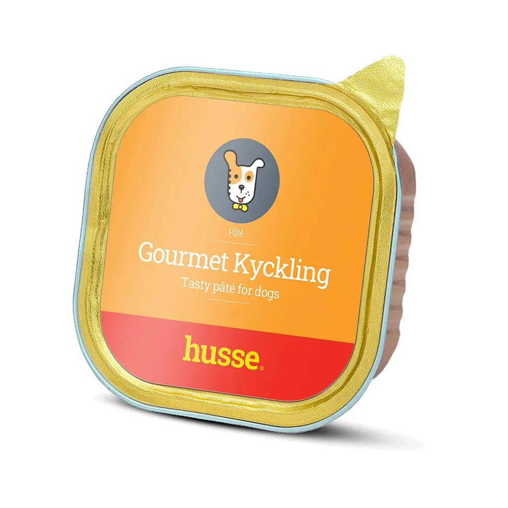 GOURMET KYCKLING PATE, 18x300 g | Pate gustos cu pui, fara cereale, pentru caini