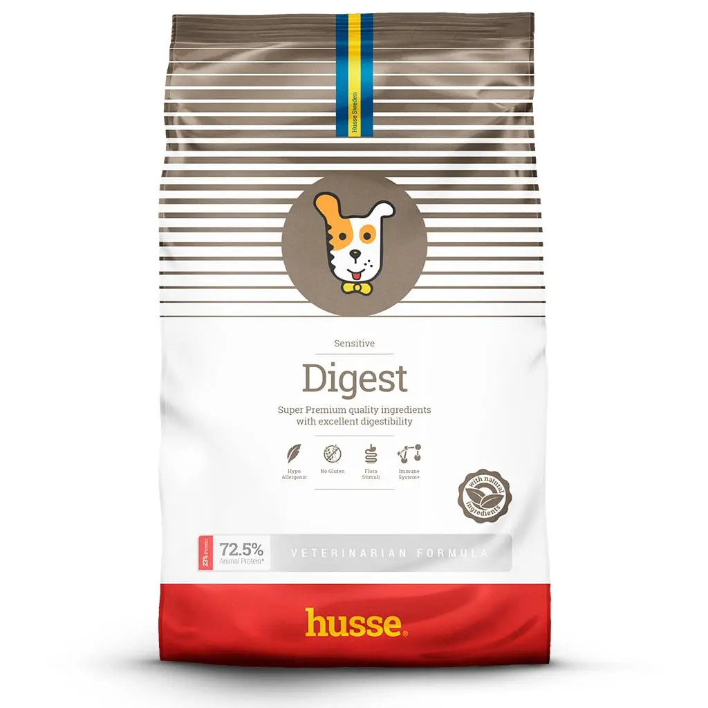 DIGEST SENSITIVE | Hrana uscata completa Super Premium, fara gluten, pentru caini cu sensibilitati digestive sau predispusi la alergii
