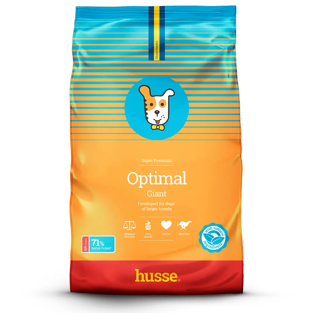 OPTIMAL GIANT | Hrana uscata completa Super Premium care sustine nevoile nutritionale ale cainilor de talie mare