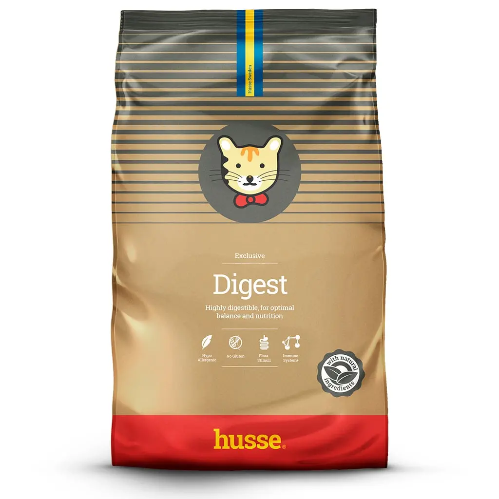 EXCLUSIVE DIGEST | Hrana uscata completa Super Premium, fara gluten de grau, pentru pisici adulte cu sisteme digestive sensibile