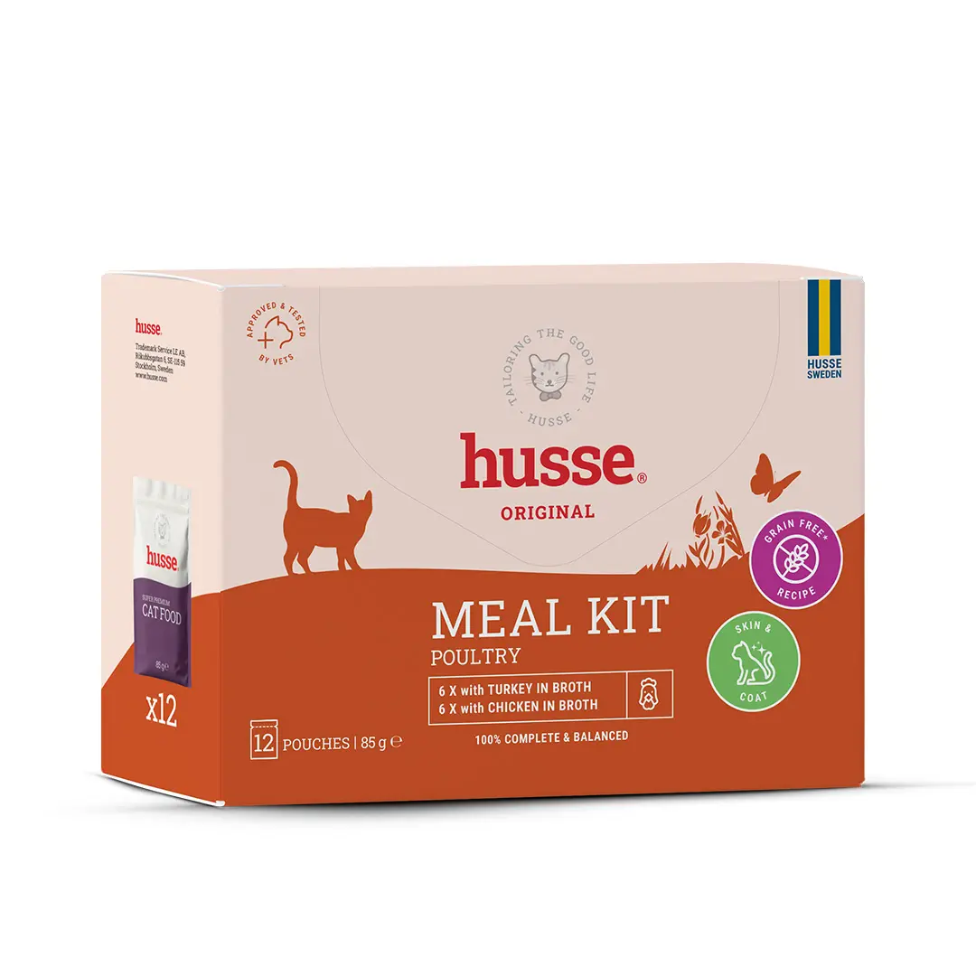 CAT MEAL KIT POULTRY (CHICKEN & TURKEY), 12x85g
