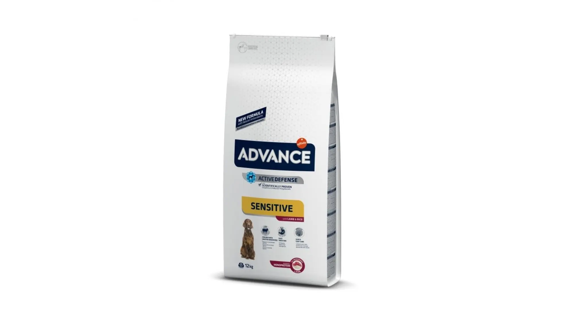 Advance Dog Sensitive, Miel &amp; Orez - 12 kg