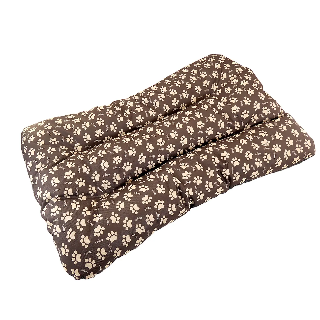 Saltea/perna impermeabila, pentru caine/pisica, model labute -  80×62 cm