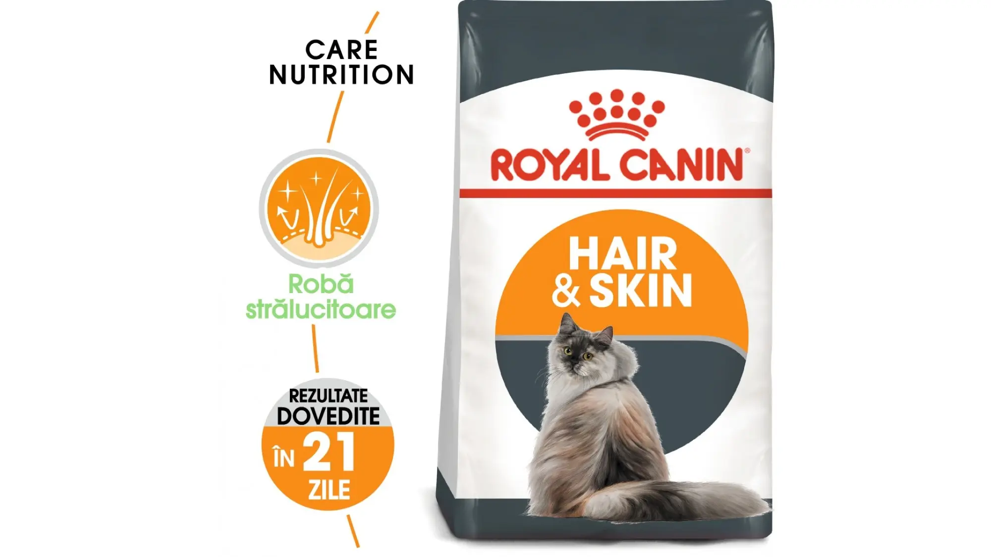 Royal Canin Hair&Skin Care Adult hrana uscata pisica, piele si blana - 400 G