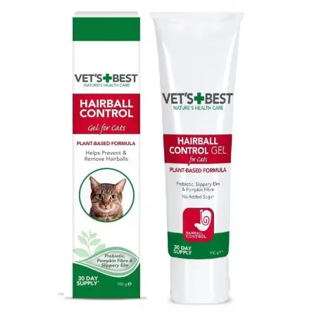 Vet`s Best – Gel Anti-Hairball pentru pisica
