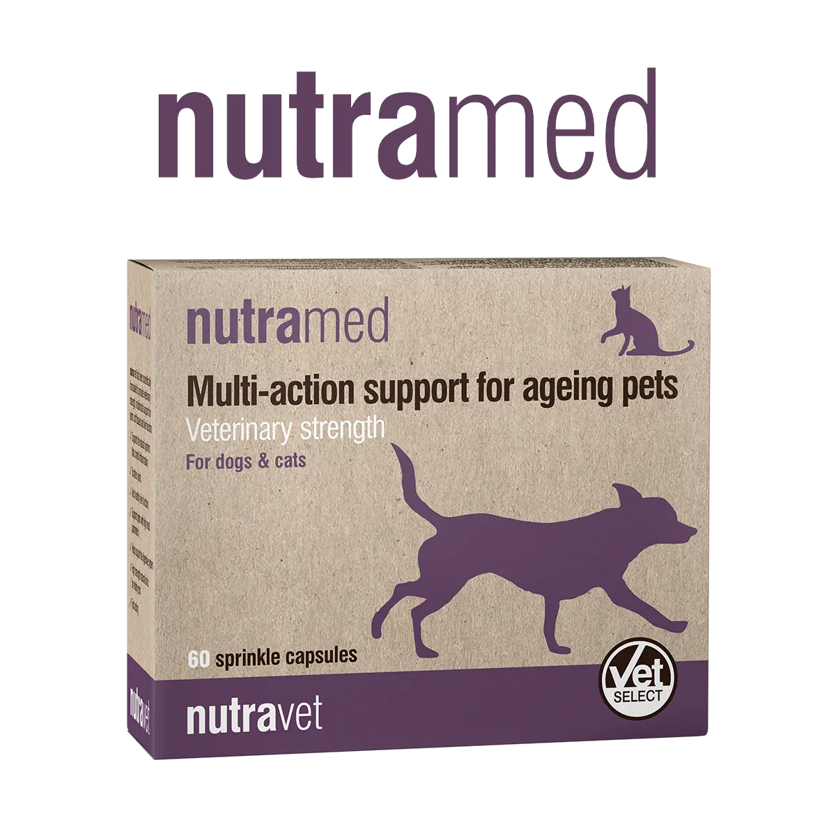 Nutramed – sprijin veterinar cu actiune multipla pentru animalele de companie in varsta