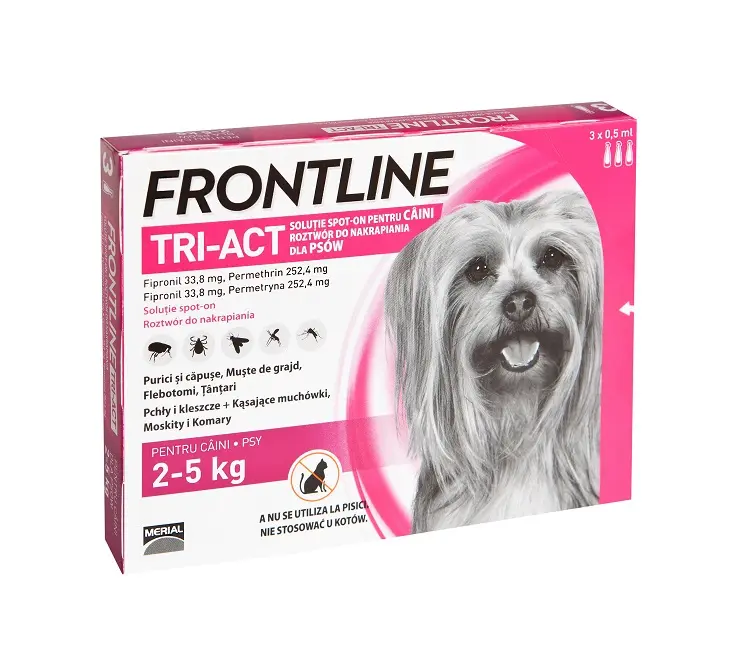 FRONTLINE TRI-ACT XS (2-5 KG) - 1 PIPETA