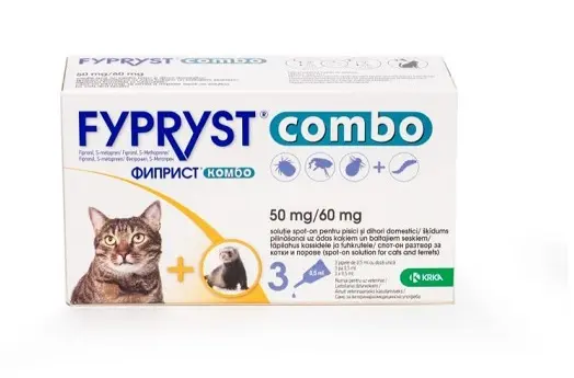 FYPRYST COMBO PISICA CAT 50 MG - 3 PIPETE
