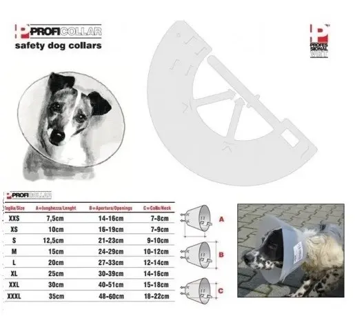 GULER DE PROTECTIE CAINE PROFICOLLAR XXL - 30 CM