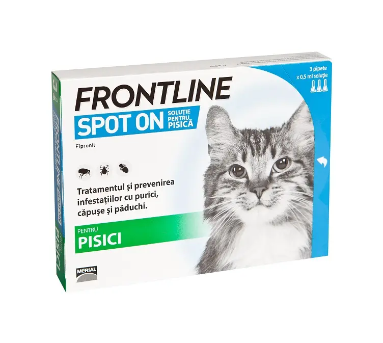Frontline Spot On Cat Pisica -  3 PIPETE