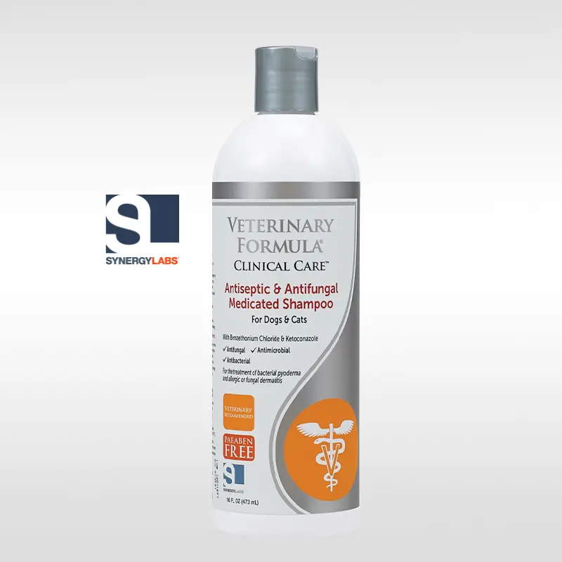 SAMPON VETERINARY FORMULA CLINICAL CARE - Antiseptic &amp; Antifungic 473 ML