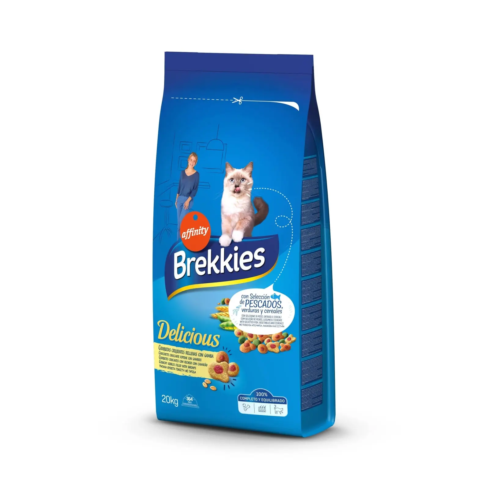 Brekkies Cat Excel Delice Ton si Somon 20 kg - Image 4