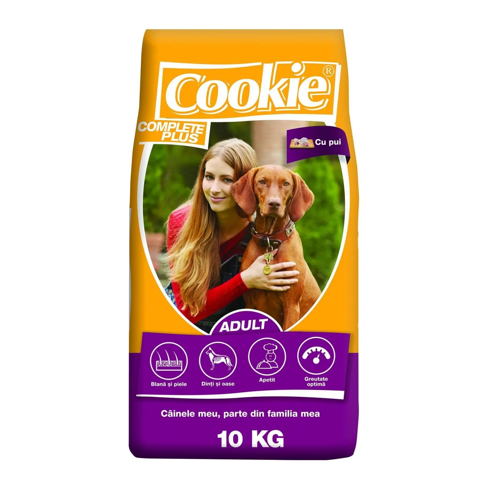 Cookie Complete Plus Adult cu Pui, 10 kg - Image 2