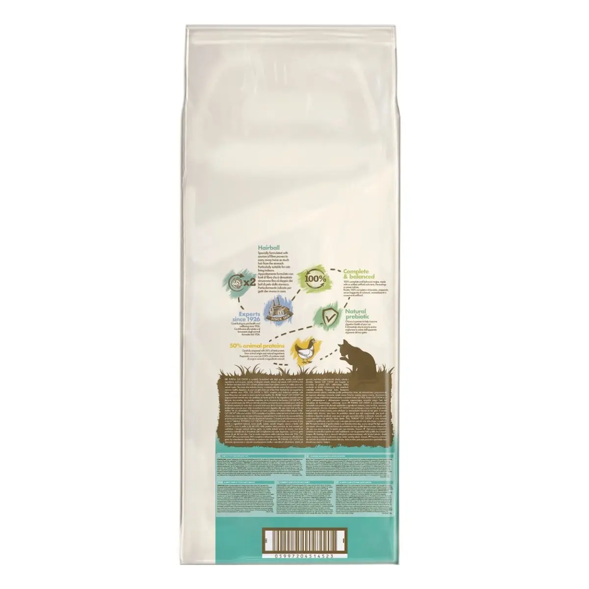 PURINA Cat Chow Hairball Control, Pui, hrana uscata pentru pisici, limitarea ghemurilor de blana, 15kg - Image 3