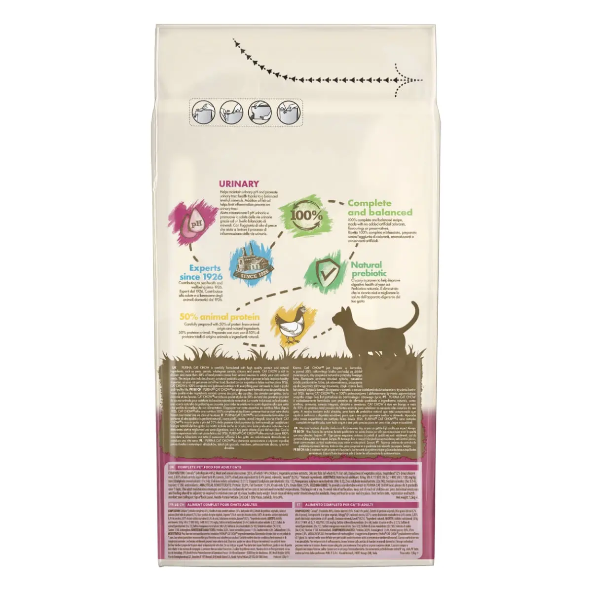 PURINA Cat Chow Urinary Tract Health, Pui, hrana uscata pentru pisici, sanatatea tractului urinar, 15kg - Image 6