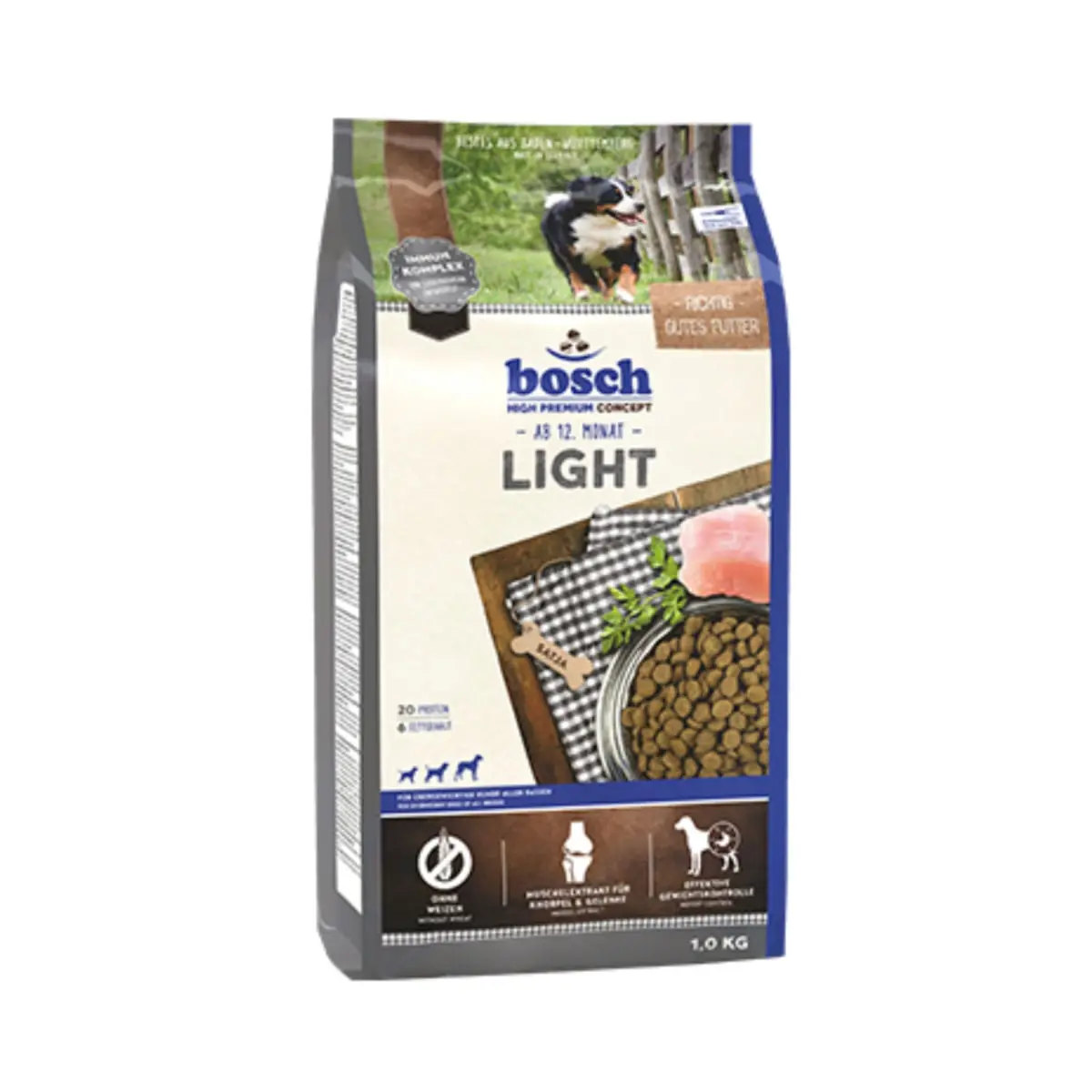 BOSCH Light, Pui, hrana uscata caini, managemetul greutatii, 12.5kg