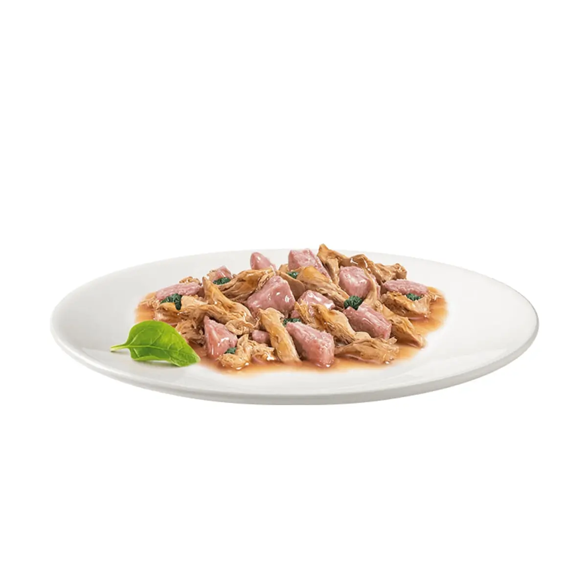 PURINA Gourmet Gold Double Pleasure, Peste oceanic cu Spanac, conserva hrana umeda pisici, (in sos), 85g - Image 2