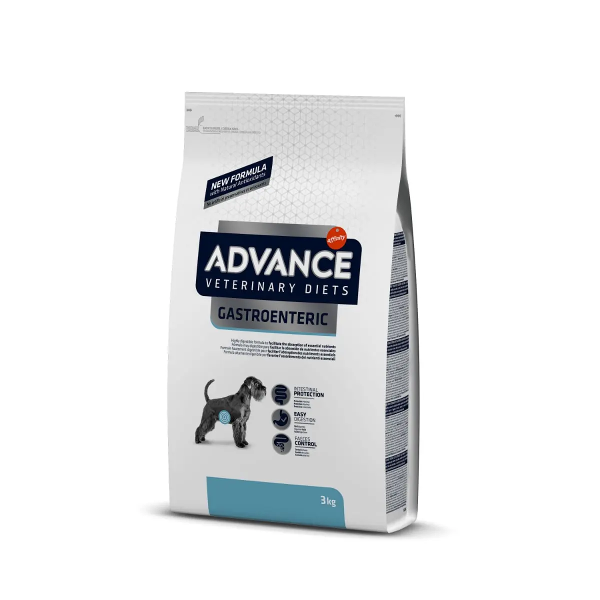 ADVANCE Veterinary Dietes Dog Gastroenteric, dieta veterinara, hrana uscata caini, afectiuni digestive ADVANCE Veterinary Diets Gastroenteric, dieta veterinara caini, hrana uscata, sistem digestiv, 3kg