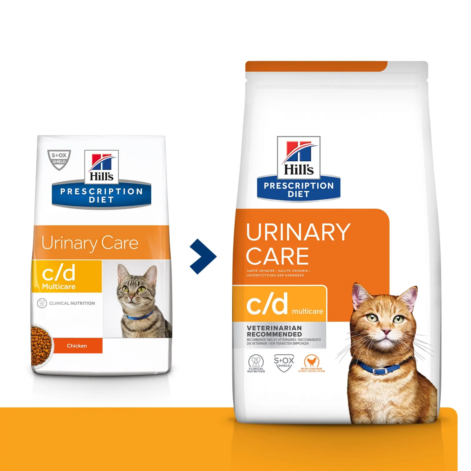 HILL'S Prescription Diet c/d Urinary, Pui, dieta veterinara pisici, hrana uscata, afectiuni urinare HILL'S Prescription Diet c/d Urinary, Pui, dieta veterinara pisici, hrana uscata, sistem urinar, 3kg - Image 5