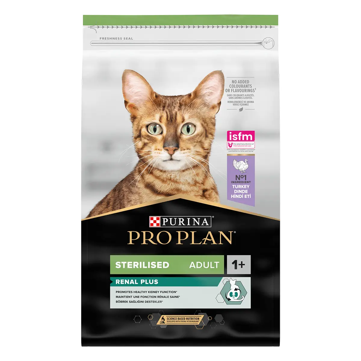 PURINA Pro Plan Sterilised OptiRenal, Curcan, hrana uscata pisici sterilizate, 10kg - Image 2