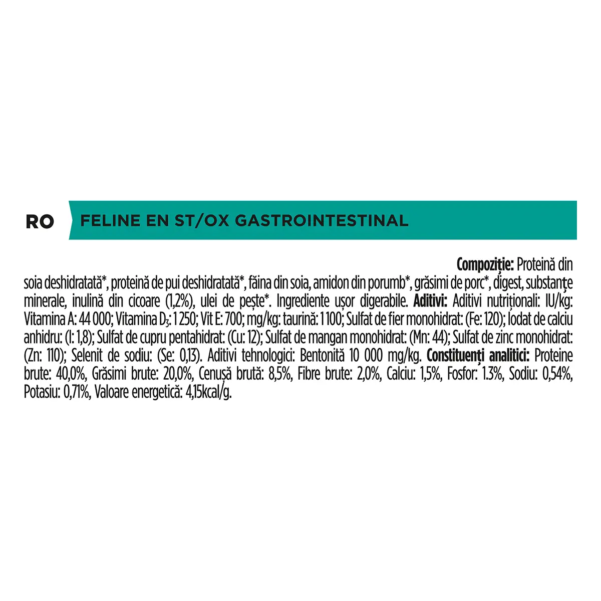 PURINA Pro Plan Veterinary Diets Gastrointestinal, dieta veterinara pisici, hrana uscata, afectiuni digestive, 1.5kg - Image 2