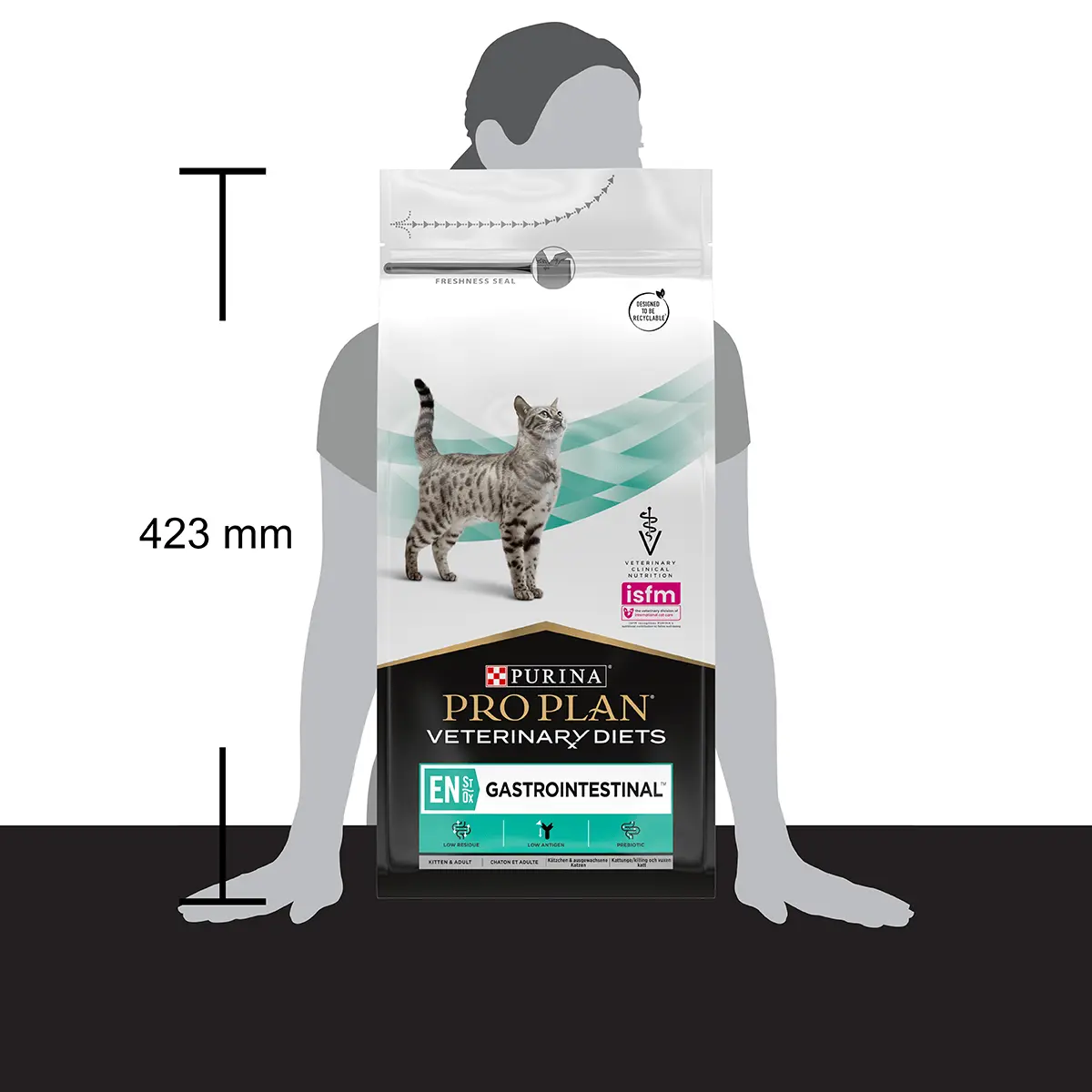 PURINA Pro Plan Veterinary Diets Gastrointestinal, dieta veterinara pisici, hrana uscata, afectiuni digestive, 1.5kg - Image 3