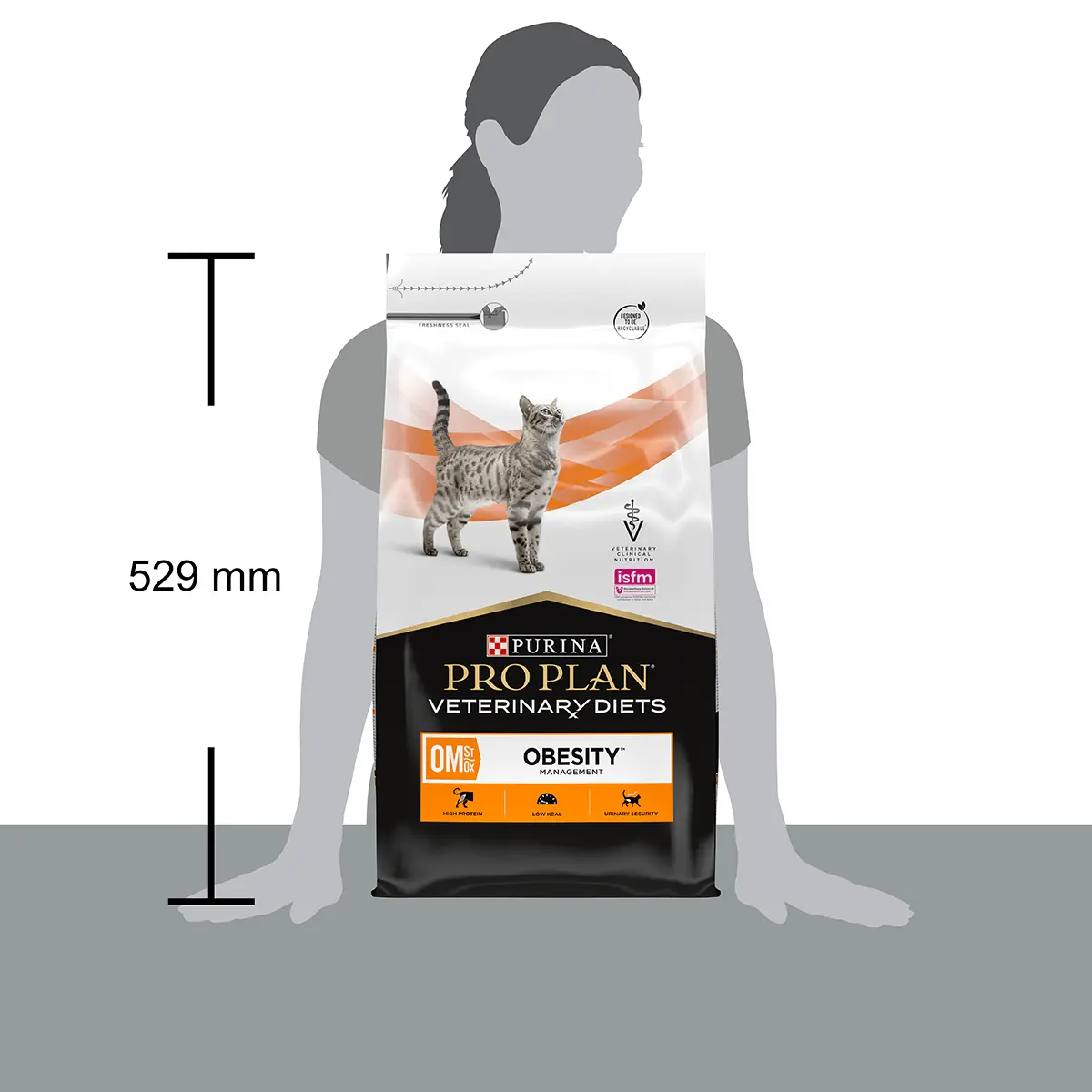 PURINA Pro Plan Veterinary Diets Obesity Management, dieta veterinara pisici, hrana uscata, managementul greutatii, 5kg - Image 6