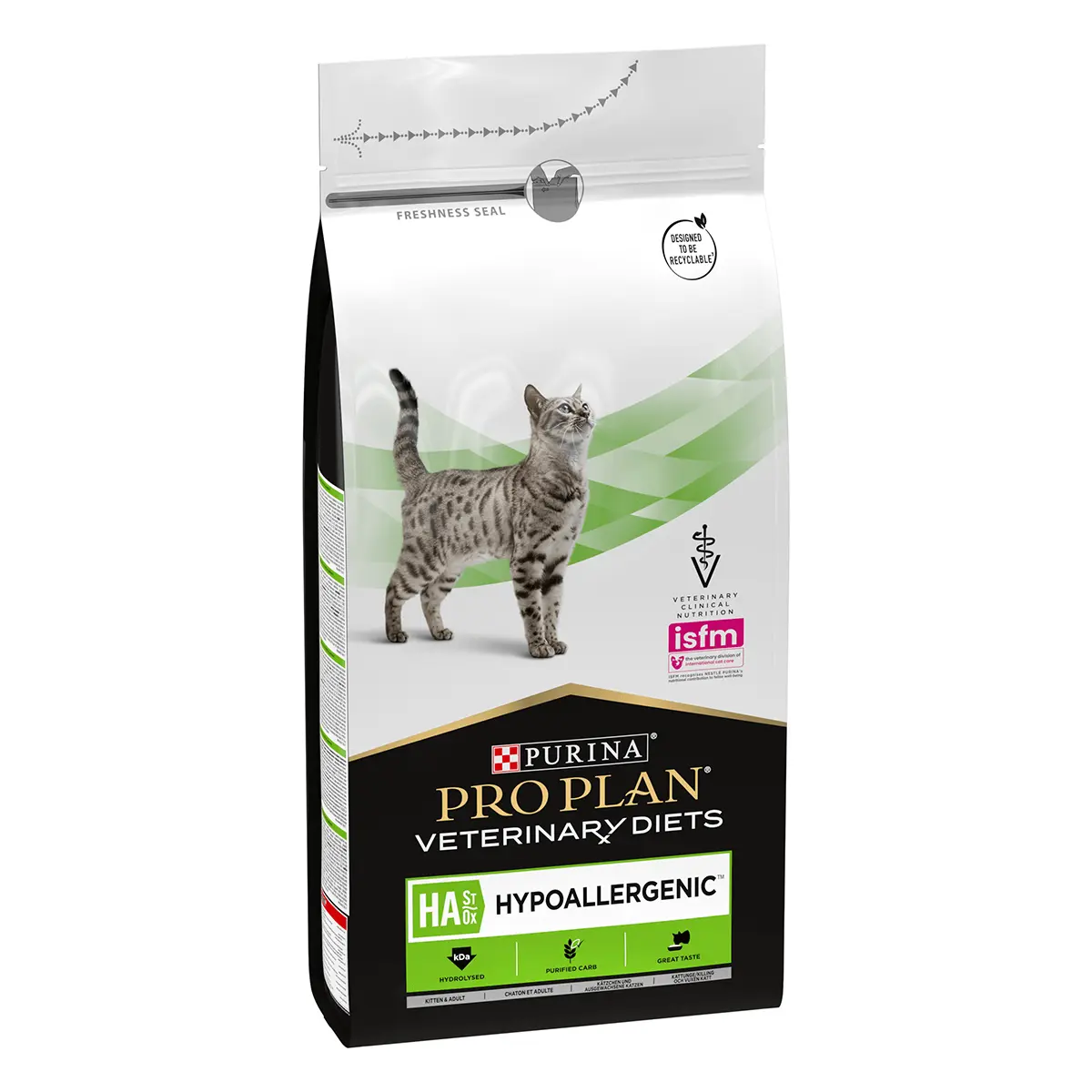 PURINA Pro Plan Veterinary Diets Hypoallergenic, dieta veterinara pisici, hrana uscata, afectiuni digestive si dermatologice, 1.3kg - Image 5