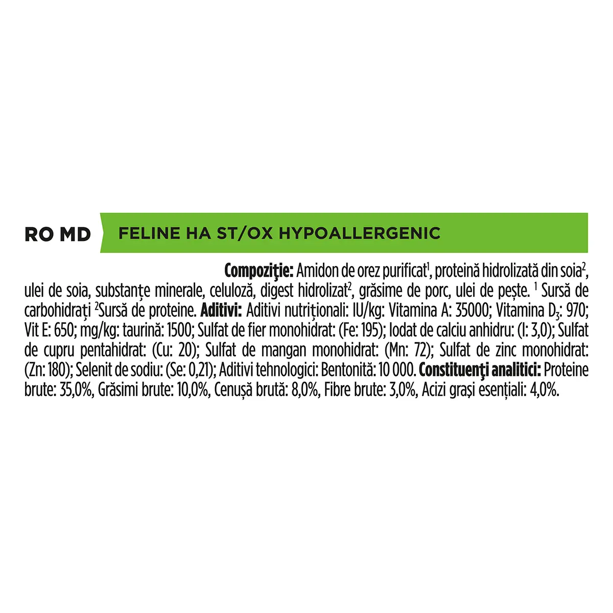 PURINA Pro Plan Veterinary Diets Hypoallergenic, dieta veterinara pisici, hrana uscata, afectiuni digestive si dermatologice, 1.3kg - Image 6