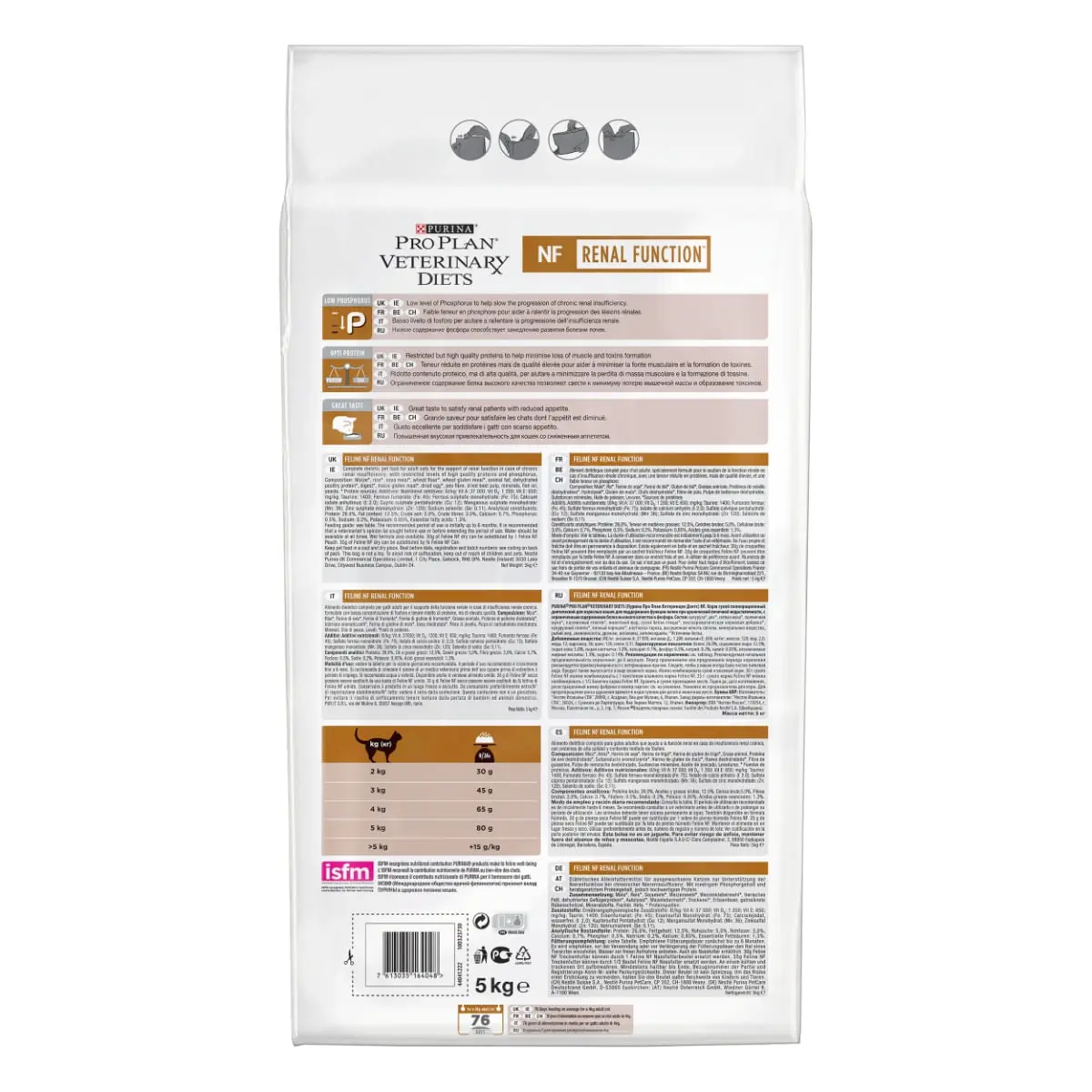 PURINA Pro Plan Veterinary Diets Renal Function, dieta veterinara pisici, hrana uscata, afectiuni renale, 5kg - Image 7