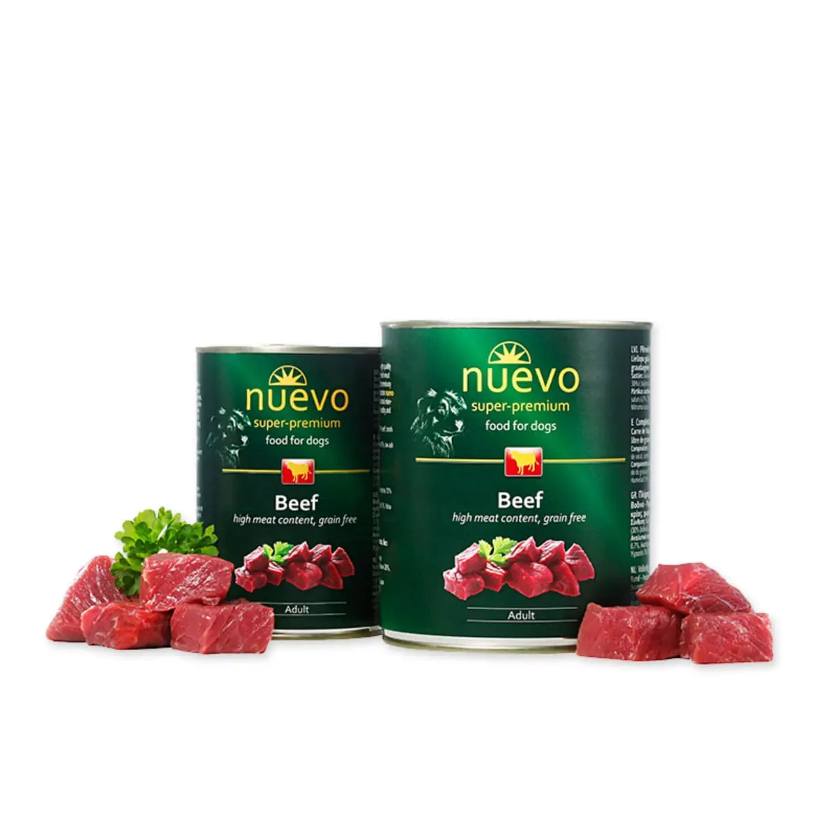 NUEVO, XS-XL, Vita, conserva hrana umeda fara cereale caini, (pate), 400g - Image 2