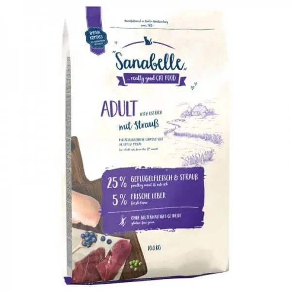 SANABELLE Adult, Strut ��i Afine, hrana uscata pisici Sanabelle Adult cu Strut, 10 kg - Image 2