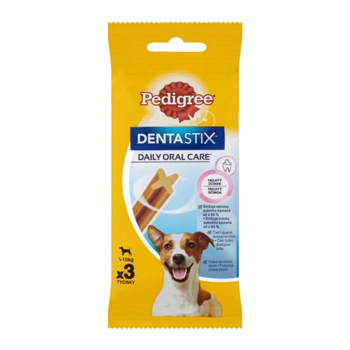 PEDIGREE DentaStix Daily Oral Care, recompense caini talie mica, batoane, 3buc