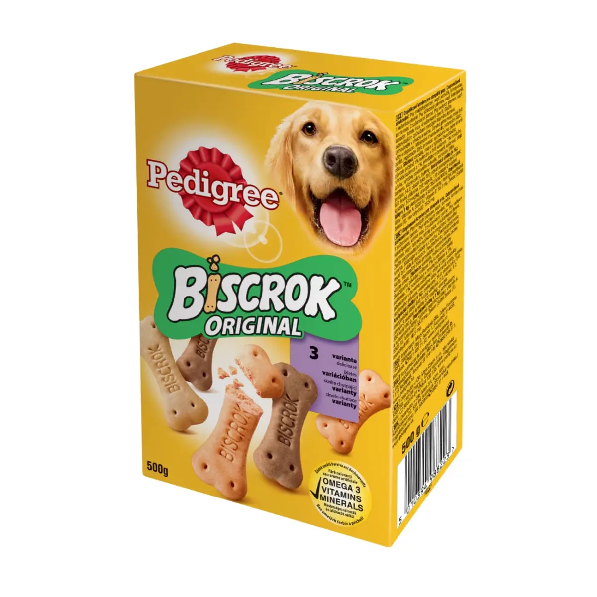 PEDIGREE Biscrok Multi Mix, recompense caini, biscuiti, Pui, Vita si Miel, 500g - Image 5