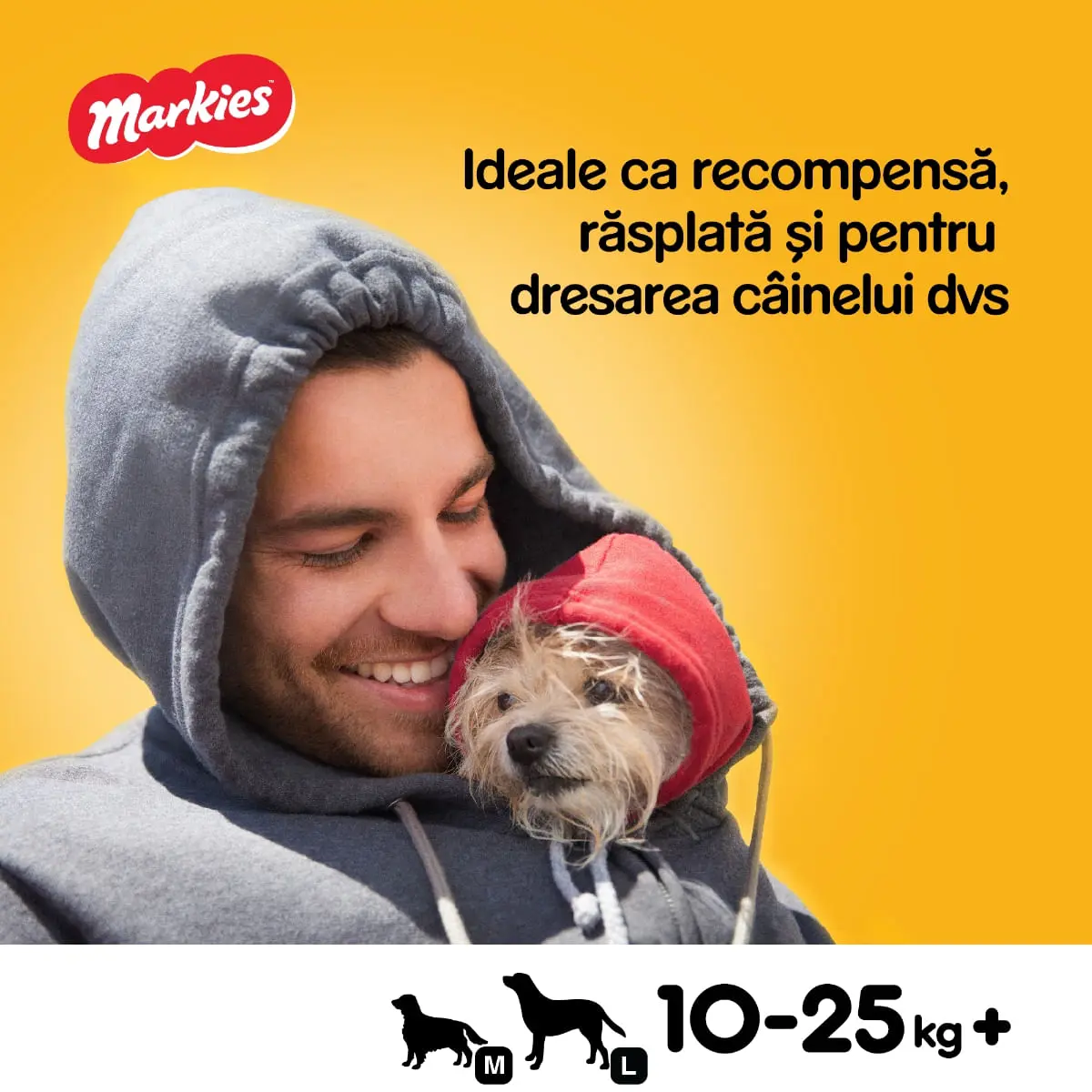 PEDIGREE Markies, recompense caini, biscuiti, aroma de maduva, 500g - Image 3