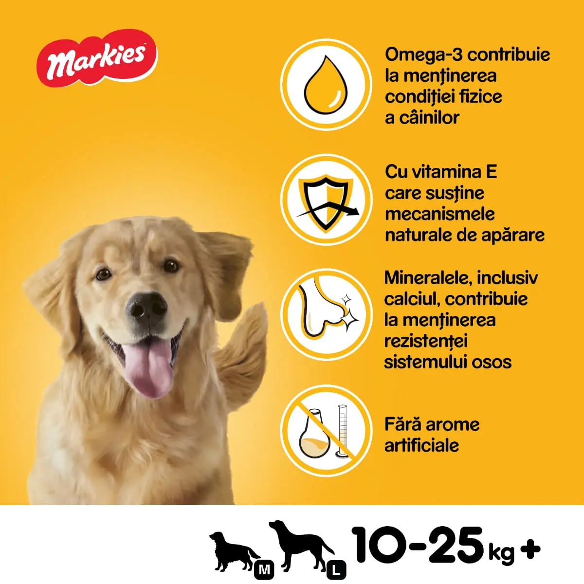 PEDIGREE Markies, recompense caini, biscuiti, aroma de maduva, 500g - Image 9