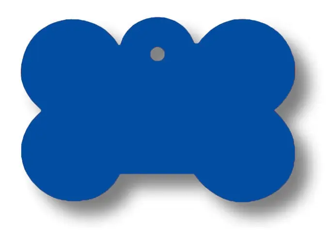 Medalion Imarc Aluminiu Os, Albastru, Masura L - Gravare Gratuita - Image 3