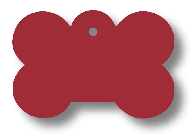 Medalion Aluminiu Os Rosu - masura L - Image 2