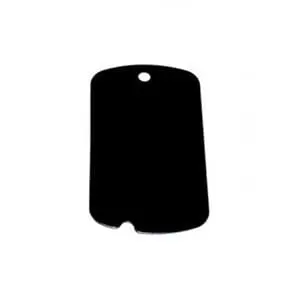 Medalion Imarc Aluminiu Military, Negru - Gravare Gratuita - Image 2