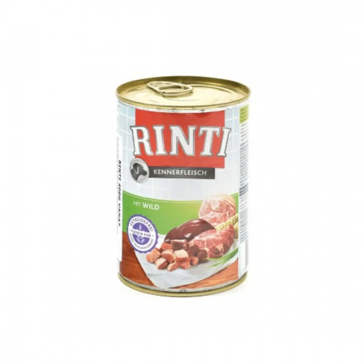 RINTI, XS-XL, Vanat, conserva hrana umeda fara cereale caini, (in suc propriu), 400g