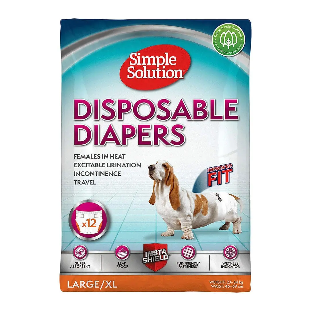 Simple Solution Scutece Caini L/XL 12 buc - Image 7