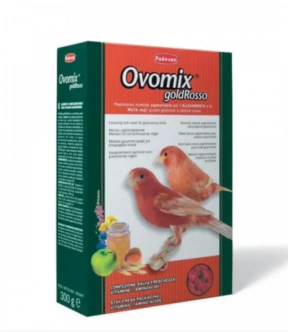 Ovomix Gold Rosso pentru Pasari, 300g - Image 2