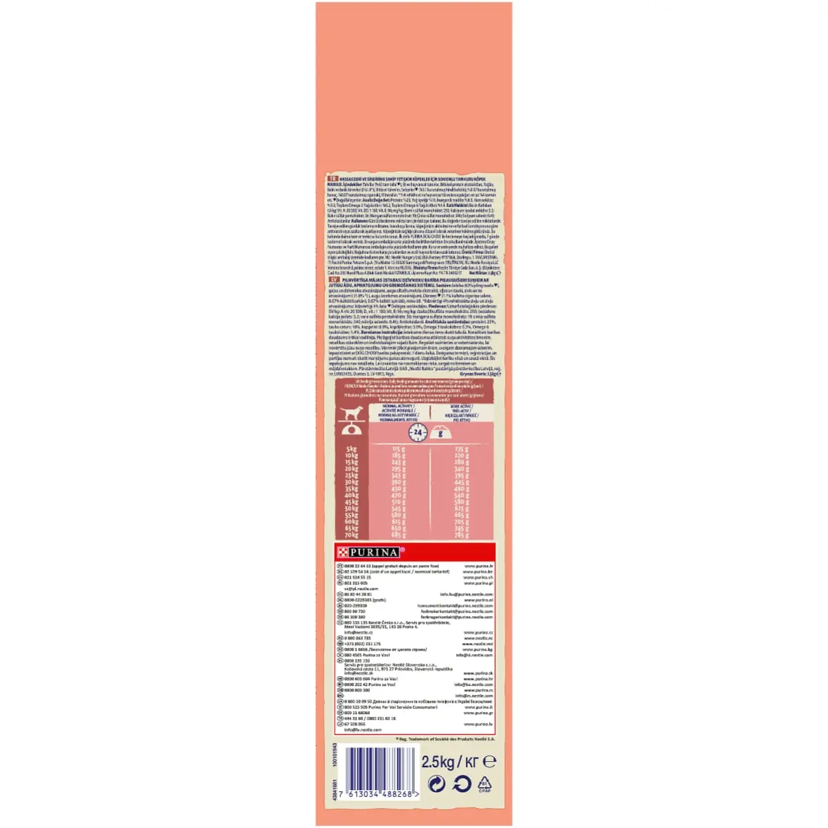 PURINA Dog Chow Adult Sensitive, Somon, hrana uscata caini, sensibilitati digestive, 2.5kg - Image 4