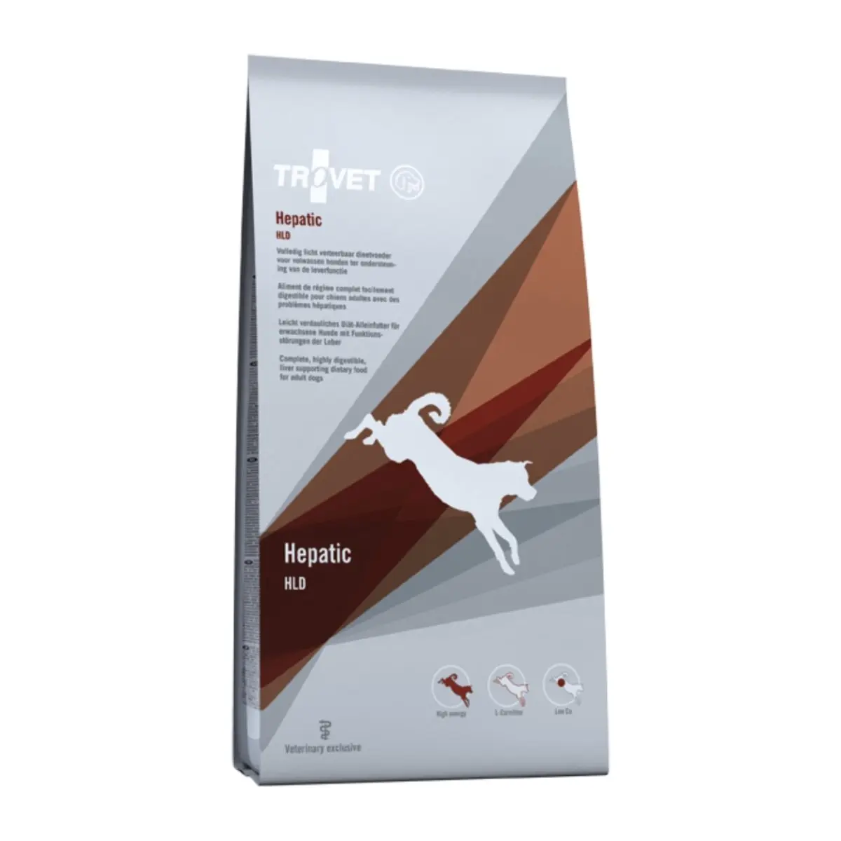 TROVET Dog Hepatic HLD, dieta veterinara caini, hrana uscata, afectiuni hepatice, 3kg