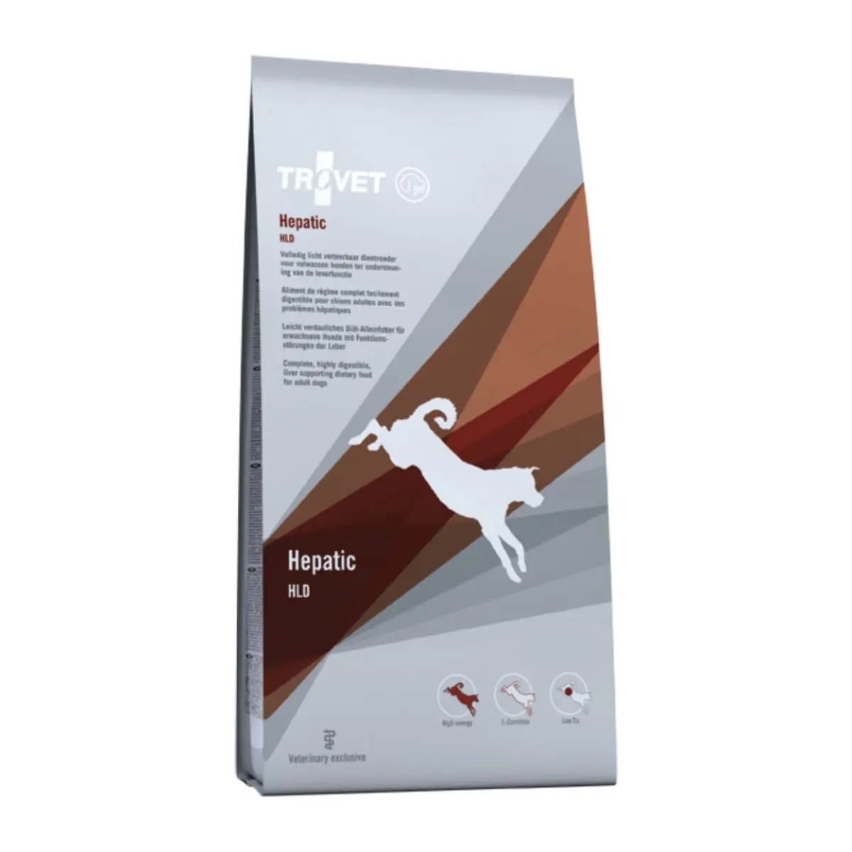TROVET Dog Hepatic HLD, dieta veterinara caini, hrana uscata, afectiuni hepatice, 12.5kg