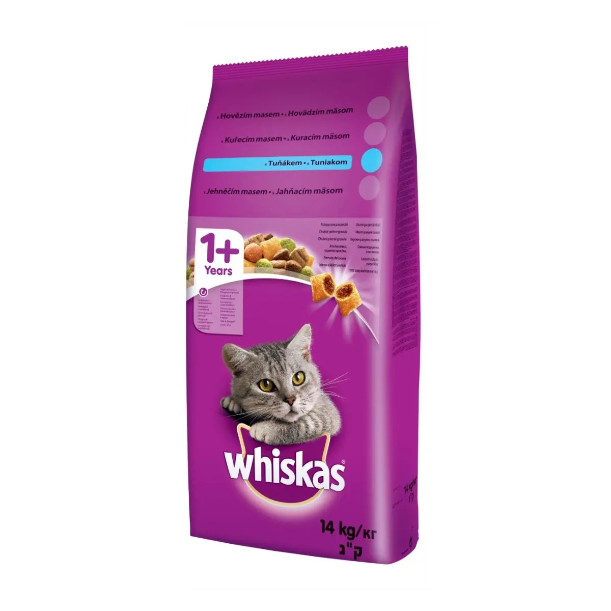 WHISKAS Adult, Ton, hrana uscata pisici, 14kg - Image 2