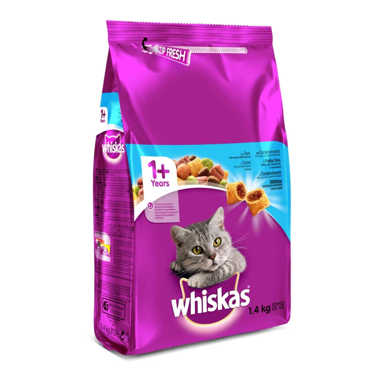 WHISKAS Adult, Ton, hrana uscata pisici, 1.4kg - Image 8
