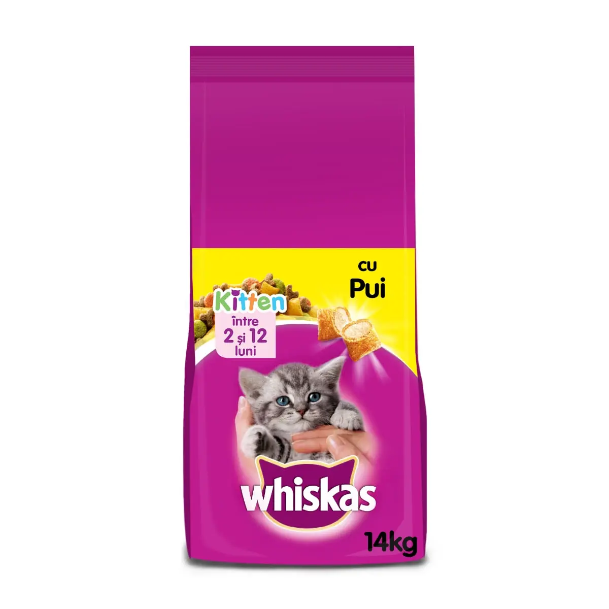 WHISKAS Junior, Pui, hrana uscata pisici junior, 14kg - Image 4